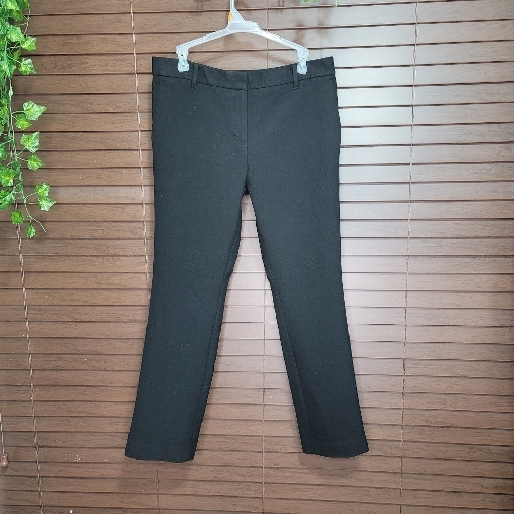 Ann Taylor Petite Midrise Straight Leg Women's Black Dress Pants Size 10P